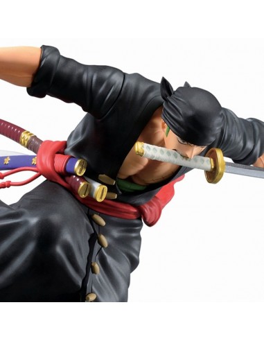 ONE PIECE - ICHIBANSHO FIGURE RORONOA ZORO (WANO COUNTRY -THIRD ACT) brillant des détails fins