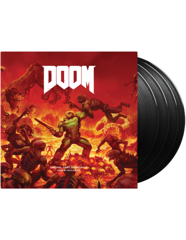 Doom 5th Anniversary Standard Edition 4 LP vinyles Paris Déstockage Promo