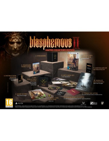 Blasphemous 2 Limited Collector's Edition Playstation 5 le concept de la Pate a emporter 