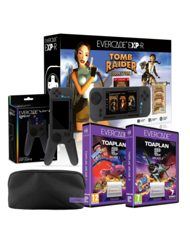 Blaze Evercade Console Portable EXP-R Pack Spécial "TATE & Shoots" pour bénéficier 