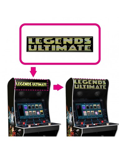 Borne d'arcade Legends Ultimate 300 Jeux + Legends BitPixel Les magasins à Paris