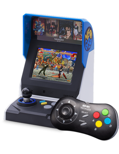 Console SNK Neo Geo Mini HD International + Manette Noire Neo Geo offerte paiement sécurisé