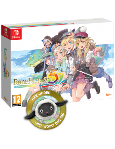 Rune Factory 5 Limited Edition Nintendo SWITCH + Plushie Offerte basket pas cher