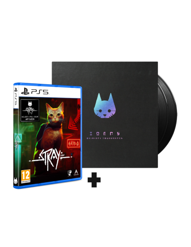 Bundle Stray Jeu PS5 + Vinyle pas cher 