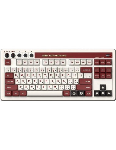 Retro Mechanical Keyboard Fami Edition rembourrage situé sous